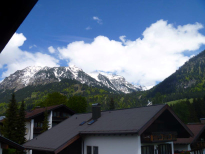 Aussicht aus der Ferienwohnung