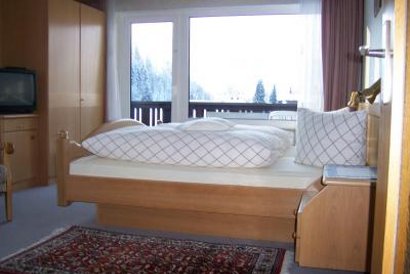 Bild eines Gästezimmers im Winter